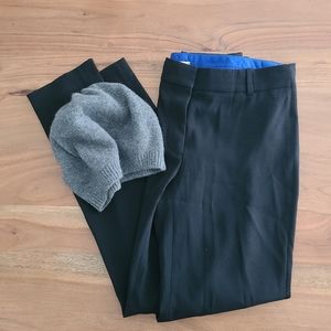 *BUNDLE ALERT* trousers and cashmere beanie